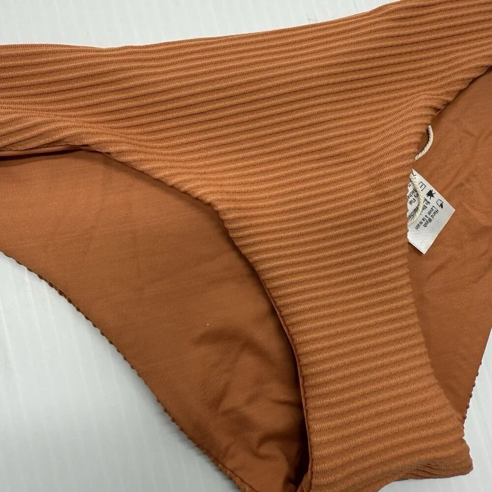 L*Space Bikini Bottoms Women's Sandy Classic Amber Size S low rise Pool Vacation